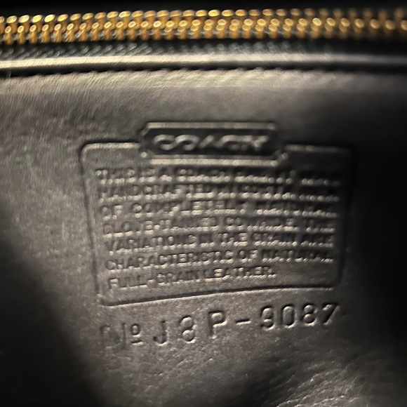 Vintage Coach Metropolis Zip bag, #9087, Blue crossbody (adjustable strap) EUC - Picture 8 of 11